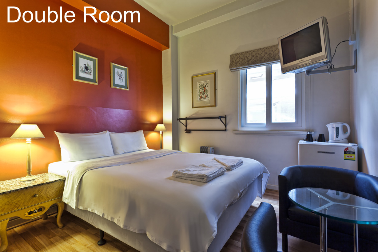 City Centre Budget Hotel, Double Room - for 1-2 people - click to see an enlarged version of this image