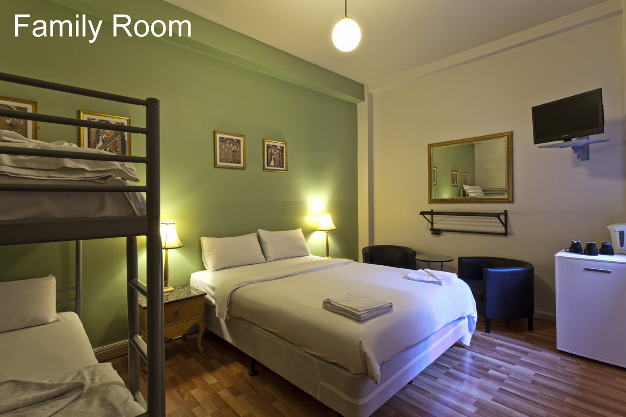 City Centre Budget Hotel, Family Room - for 3-4 people - click to see an enlarged version of this image